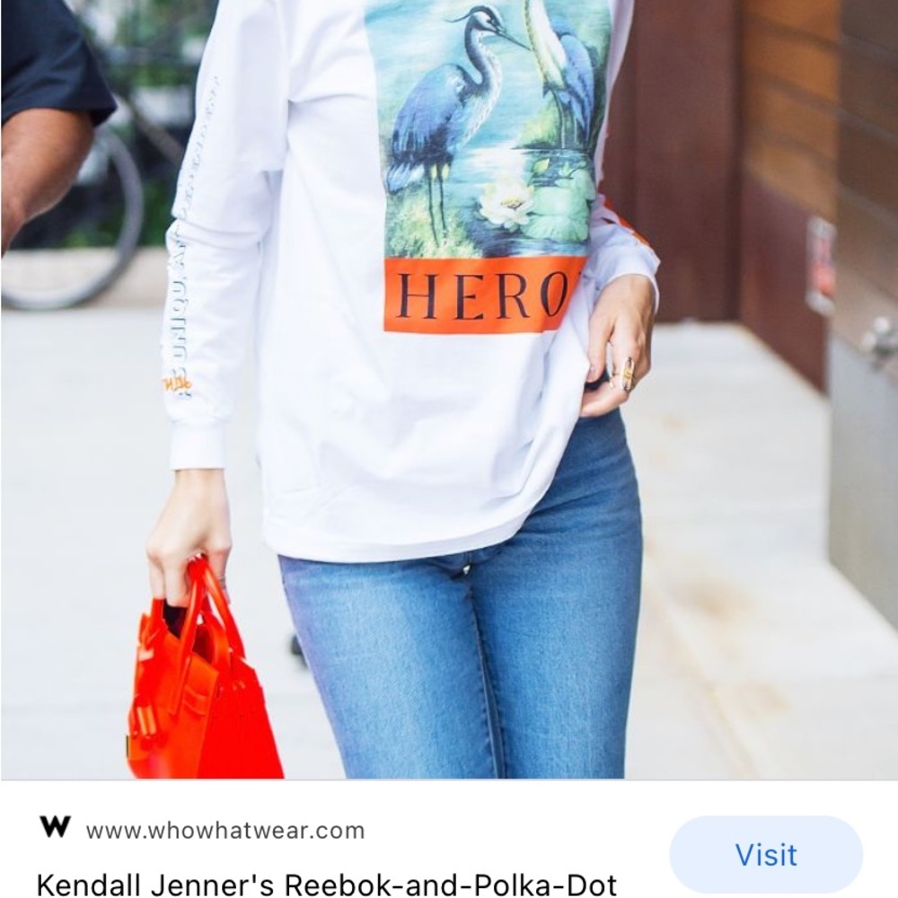 AUTHENTIC NEVER WORN HERON PRESTON LONG SLEEVE SHIRT